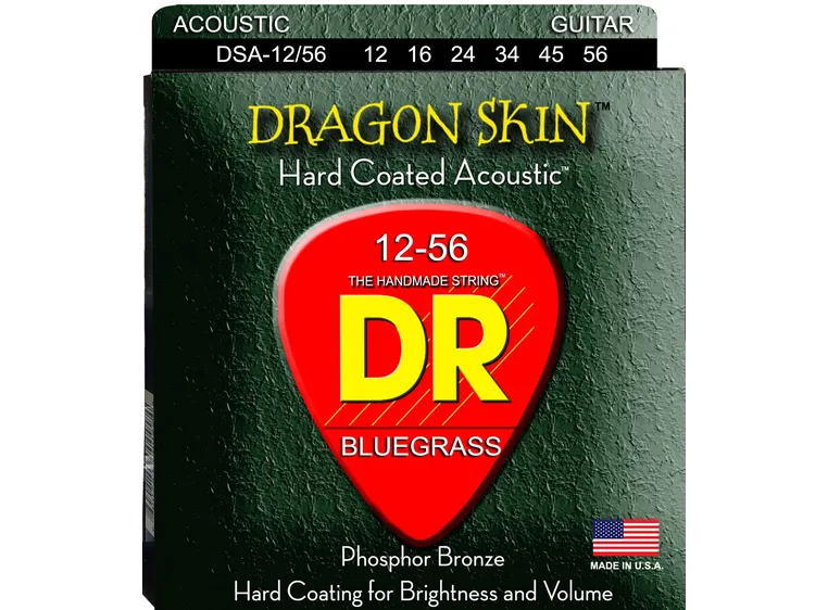 DR Strings Dragon Skin DSA12/56 (012-056) Bluegrass 